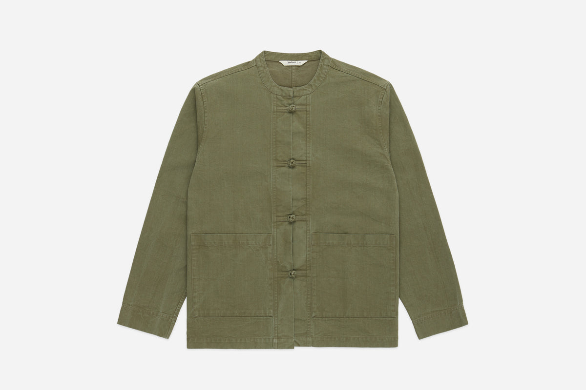 Kung Fu Jacket ~ Olive Twill – 3sixteen