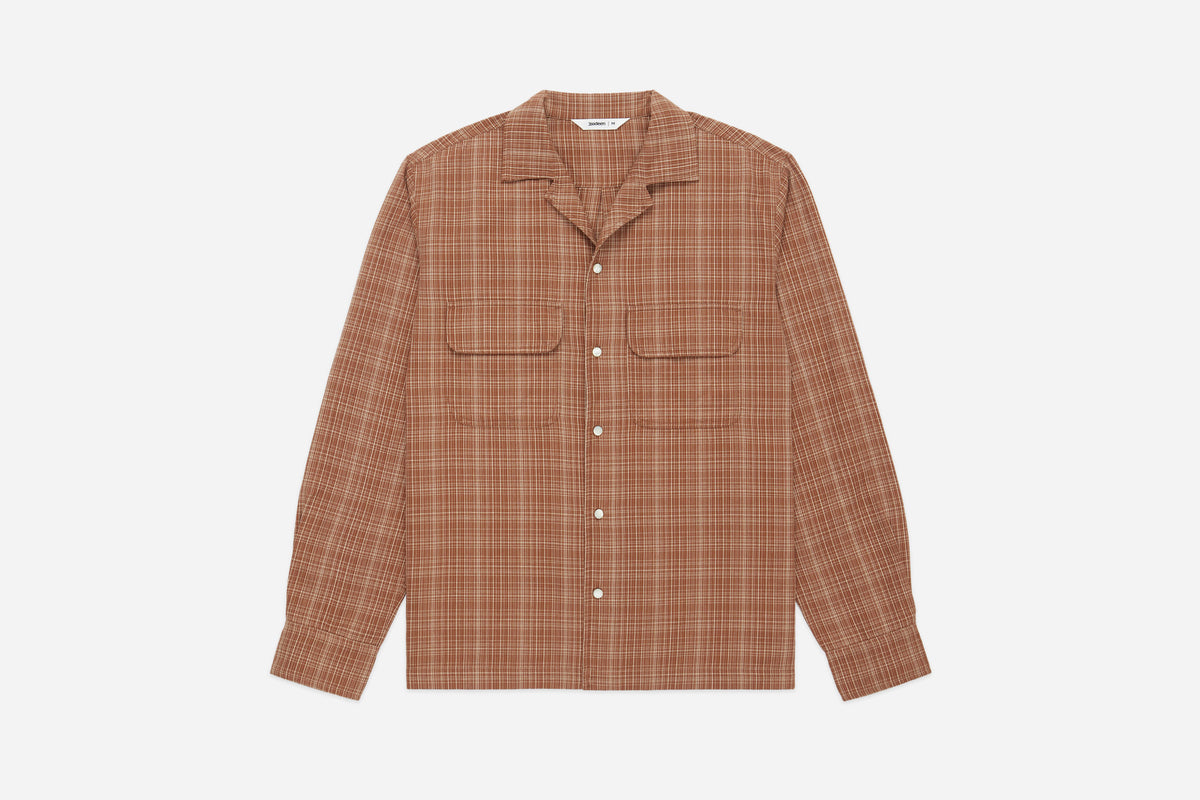 Non-binary Flip Fisherman Shirt XL / Brown Buttons